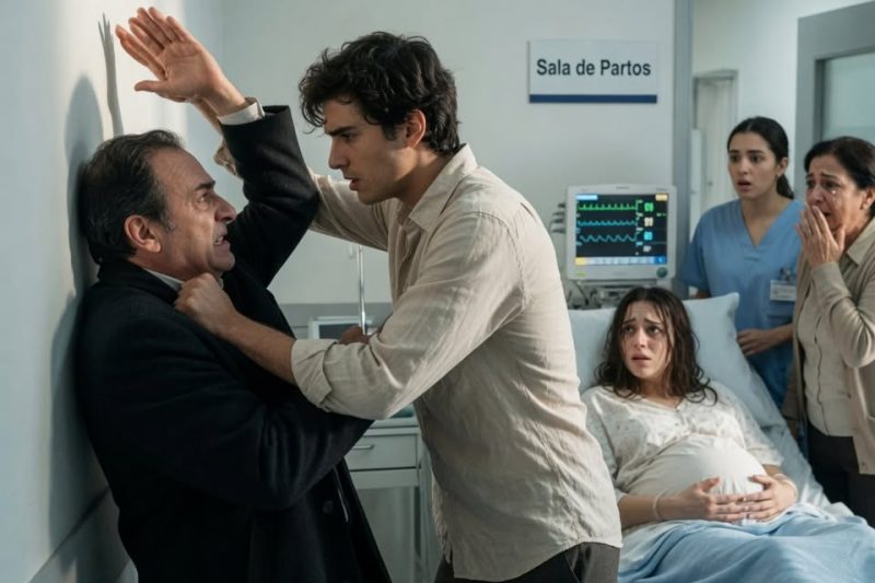 Eu já estava há treze horas em contrações quando a porta se abriu de repente. Não era o médico, era o monstro do meu sogro. “Se esse bebê vier com as suas ideias doentes…”, ele ameaçou, obrigando meu marido a tomar a decisão mais dolorosa da sua vida.