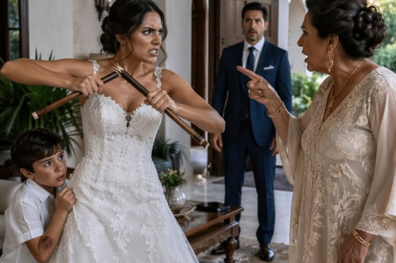 Em plena noite de casamento, uma mulher ouviu o choro de um menino de 10 anos trancado no banheiro; ao ver suas costas, compreendeu por que seu marido havia permanecido em silêncio durante anos e decidiu desafiar o sobrenome mais poderoso da família.