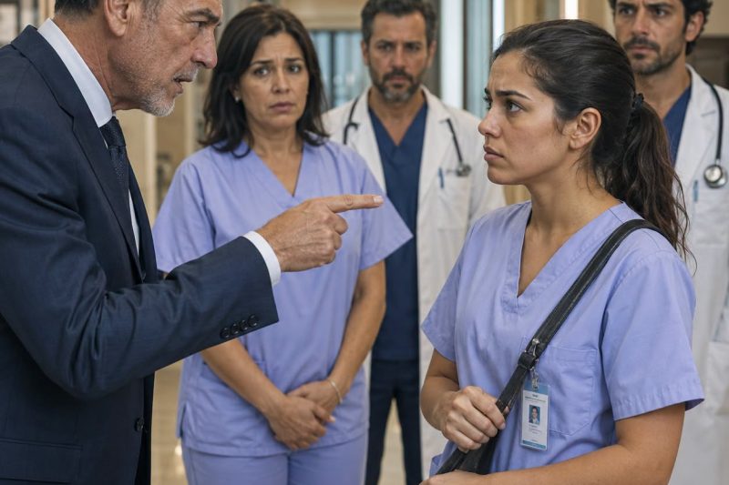 “Demitam essa camponesa imediatamente”, ordenou o diretor do hospital quando Lupe desapareceu novamente sem explicação. Todos acreditavam que a enfermeira do interior estava zombando das regras de um centro médico de elite, mas antes de assinar sua demissão, o motorista que a seguiu ligou com a voz trêmula: “Venha rápido… o senhor precisa ver isso com os próprios olhos. Esta ligação mudou tudo.”