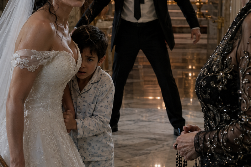 ⚠️ NA MINHA NOITE DE NÚPCIAS, EU DESCOBRI QUE A FAMÍLIA MILIONÁRIA DO MEU MARIDO BATIA EM UMA CRIANÇA DE 10 ANOS. AINDA DE VESTIDO DE NOIVA, QUEBREI A VARA DE BAMBU NA FRENTE DA MINHA SOGRA. ELA SORRIU, COMO SE EU FOSSE SÓ MAIS UMA MULHER FÁCIL DE EXPULSAR. MAS NINGUÉM NAQUELA MANSÃO SABIA QUE O MENINO GUARDAVA O SEGREDO QUE ELES ENTERRARAM JUNTO COM A MÃE DELE. ⚠️