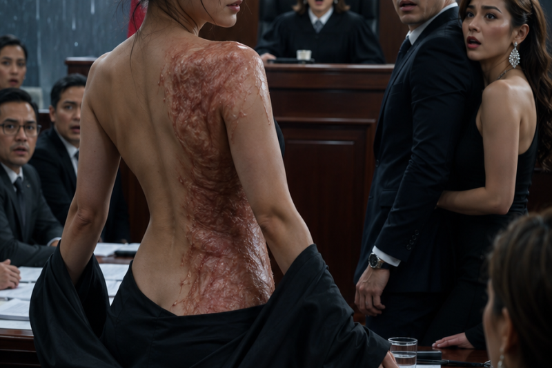 ⚖️ MEU MARIDO LEVOU A AMANTE AO DIVÓRCIO E PROMETEU ME DEIXAR MENDIGANDO. ELA USAVA OS BRINCOS DA MINHA MÃE, COMO SE JÁ TIVESSE HERDADO ATÉ MEUS MORTOS. EU SÓ TIREI O CASACO. QUANDO A JUÍZA VIU MINHAS CICATRIZES, O FÓRUM INTEIRO PAROU DE RESPIRAR. ⚖️
