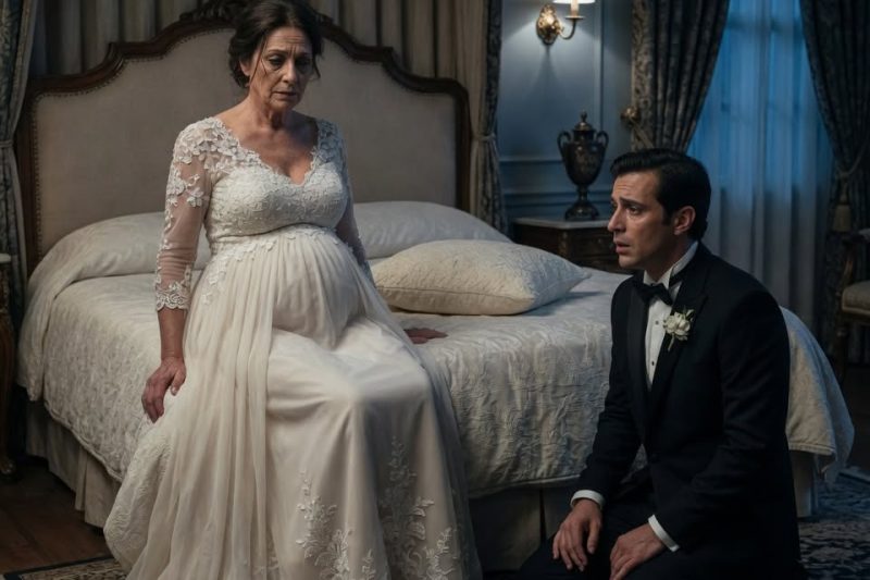 O homem que regava o jardim de uma mansão acabou se tornando o marido da proprietária grávida; todos viram um casamento elegante, mas ninguém sabia da chantagem que estava por trás.