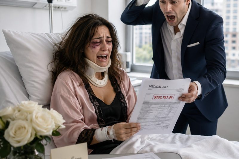 Meu marido ordenou que eu fosse espancada e depois enviou flores para o hospital. Quando acordei com 3 costelas quebradas, ele já planejava se casar com outra mulher… mas não fazia ideia de quem eu realmente era.
