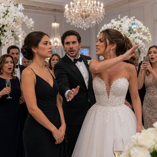 SUA MEIA-IRMÃ DEU-LHE UM TAPA EM PLENO CASAMENTO DIANTE DE 500 CONVIDADOS E DISSE QUE ELA NÃO PERTENCIA ÀQUELA FAMÍLIA, MAS O NOIVO PRONUNCIOU O NOME COMPLETO DELA E REVELOU O SEGREDO QUE FEZ TODOS BAIXAREM A CABEÇA