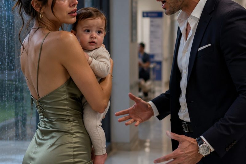 Quinze Meses Depois Do Divórcio, Cheguei Ao Hospital Com Meu Bebê Convulsionando E Uma Funcionária Me Disse: “Sem O Pai, Vou Chamar O Conselho Tutelar”; Eu Apenas Disquei Um Número Que Jurei Apagar, E 20 Minutos Depois Um Helicóptero Pousou No Terraço Com A Verdade Que Todos Escondiam.