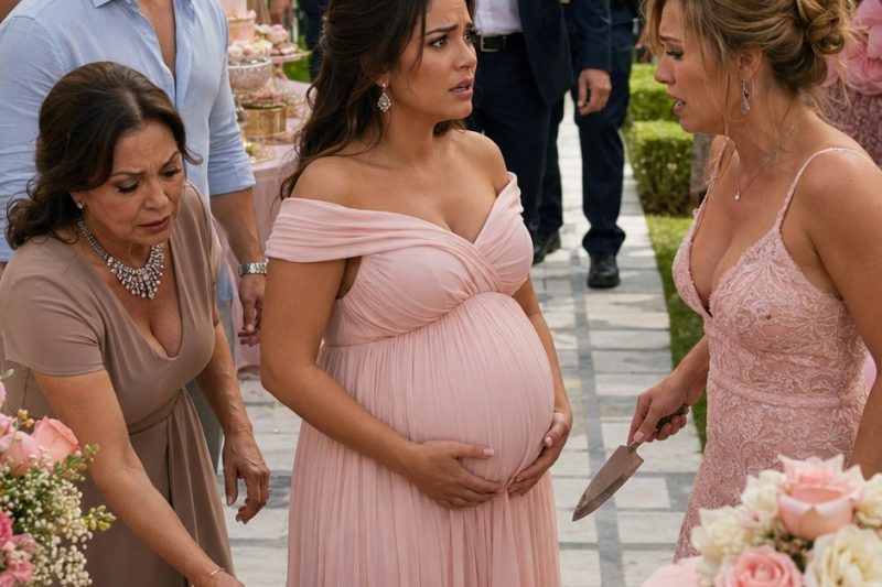  NO CHÁ DE BEBÊ DA MINHA IRMÃ, ELA PEGOU A FACA DO BOLO E APONTOU PARA A MINHA BARRIGA DE GÊMEOS. GRITOU QUE EU TINHA ROUBADO OS BEBÊS DELA. DEZ CELULARES GRAVARAM TUDO. MAS NINGUÉM SABIA QUE UM CADERNO ESCONDIDO IA VIRAR O CASO INTEIRO. 