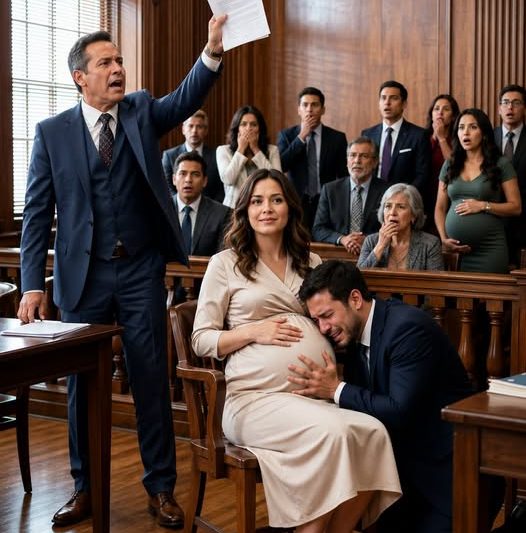 IL S’EST MOQUÉ DE SA FEMME ENCEINTE PENDANT LE DIVORCE… JUSQU’À CE QU’ELLE ACTIVE LA CLAUSE QUI LUI A TOUT PRIS