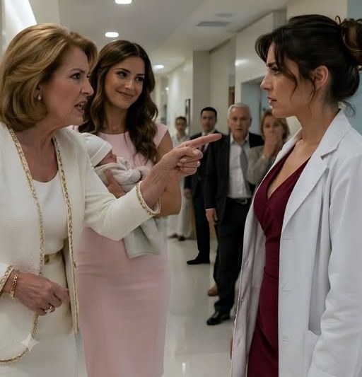 Um ano depois do divórcio, a minha ex-sogra humilhou-me diante de doze pessoas no hospital: «O meu filho finalmente teve o bebé que tu nunca foste capaz de lhe dar.» Eu apenas olhei para o relógio, liguei à minha advogada e permaneci em silêncio… até aparecer um processo clínico que ninguém esperava.