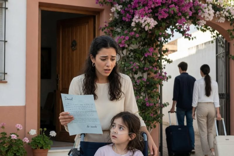 Ele me abandonou poucos dias antes do nosso casamento, deixando sua filha com deficiência comigo como se fosse lixo. Dois anos depois de tanto sofrimento, bateu à minha porta ao lado da ex-mulher oferecendo dinheiro: “Podemos te pagar o que você quiser, viemos buscá-la”.