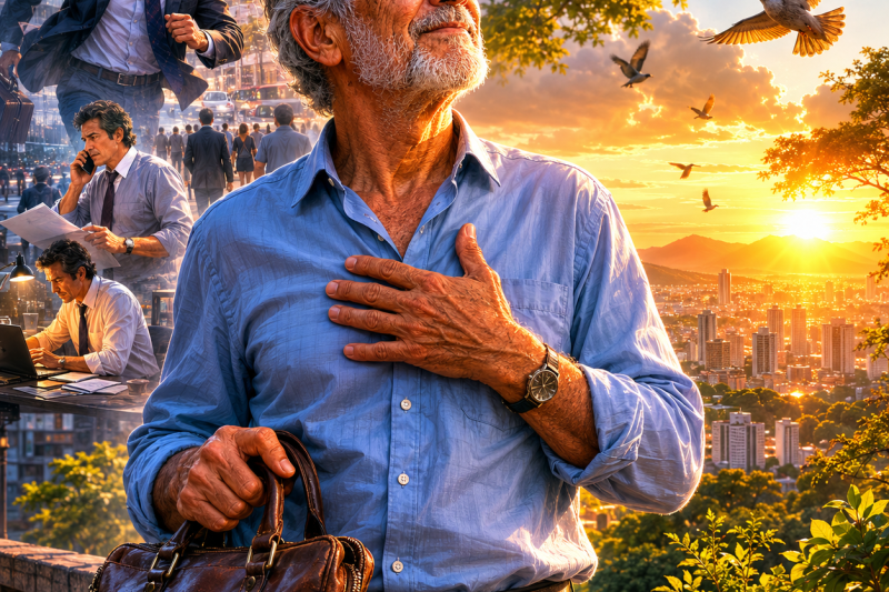 PARTE 3A: No dia em que completei 70 anos, descobri que o maior erro da minha vida não foi trabalhar demais. Foi acreditar que sempre haveria tempo para viver depois.