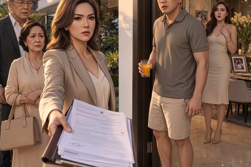 Nang Malaman Kong Ibinili ng Asawa Ko ng Sampung-Milyong Bahay ang Kabit Niya, Isinama Ko ang mga Magulang Niya sa Pintuan—Pero Hindi Niya Alam na ang Folder sa Kamay Ko ang Babawi sa Lahat ng Ipinagyabang Niya