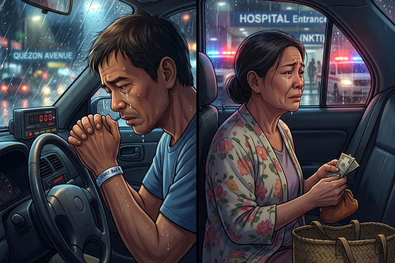 “Ipinamigay Niya ang Huling Pera sa Isang Matandang Estrenghero, Ngunit Pagbalik Niya sa Ospital… Ligtas Na ang Kanyang Anak!”