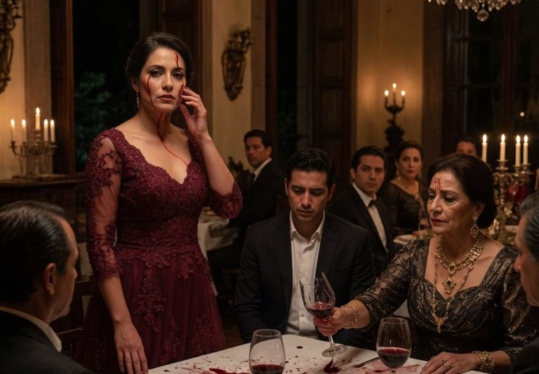 Cuando la sangre me corrió por la muñeca y manchó el mantel de lino en la cena de los Ibarra, nadie se levantó para ayudarme; ni mi esposo. Pero mientras ellos me enterraban viva con una firma, yo ya había encendido el incendio que iba a devorarlos a todos.
