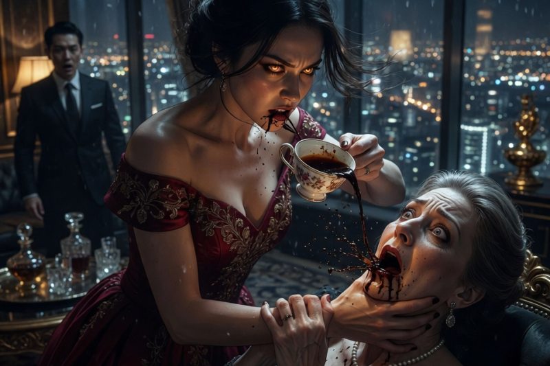 “Inalipusta sa Harap ng mga Bisita, Ngunit Hindi Nila Alam… Ang Huling Tsaa ng Donya ay May Patak ng Lason!”