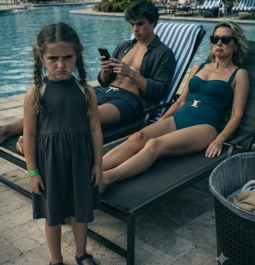 Uma mulher arrogante tomou as espreguiçadeiras da piscina que eu e minha filha de 8 anos havíamos reservado, jogou nossas toalhas no lixo e mandou que fôssemos procurar outro lugar para sentar. Mas, vinte minutos depois, o karma apareceu diante de todo o resort.