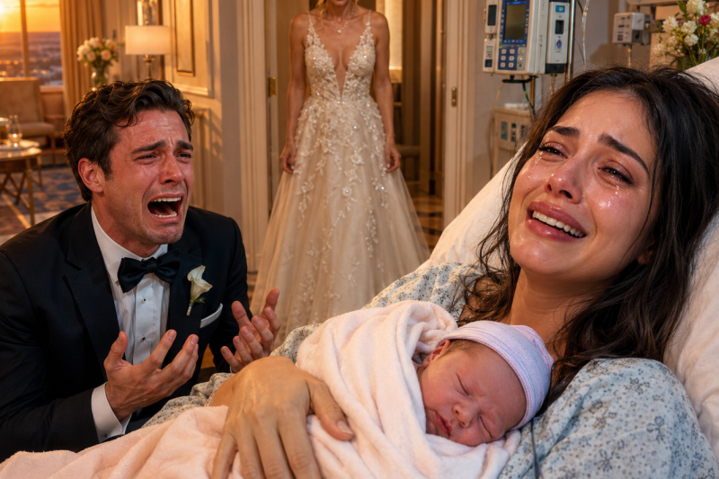Seis meses depois do divórcio, meu ex-marido ligou de repente para me convidar para o casamento dele. Eu respondi: “Acabei de dar à luz. Não vou a lugar nenhum.” Meia hora depois, ele correu para o meu quarto de hospital em pânico…