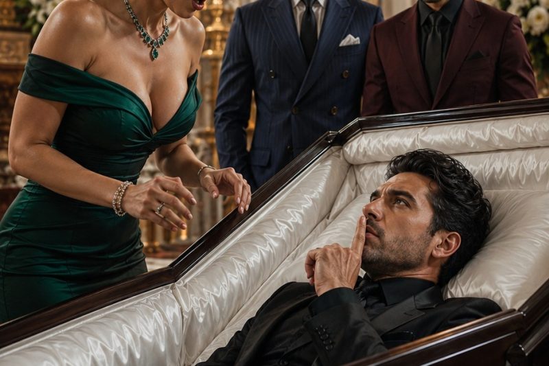 **OUVIU O MARIDO BATER DENTRO DO CAIXÃO E DESCOBRIU QUE OS PRÓPRIOS FILHOS JÁ TINHAM O VENENO, A CREMAÇÃO E UMA ASSINATURA FALSA PRONTOS**