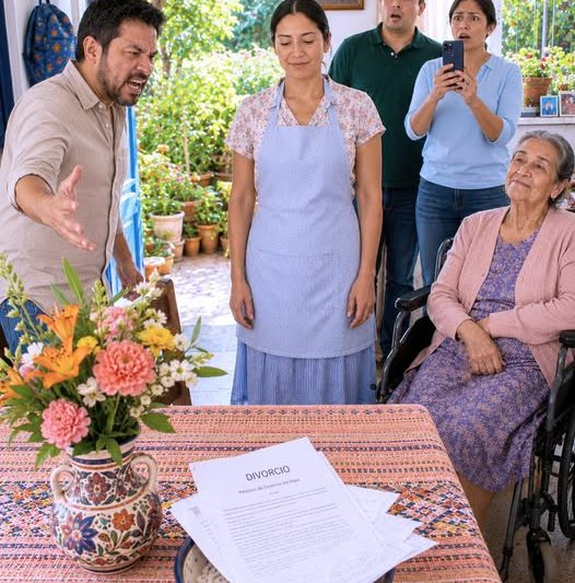 Cinco anos limpei a sonda da minha sogra acamada. No dia em que meu marido jogou os papéis do divórcio no meu prato de mingau de aveia, eu sorri.