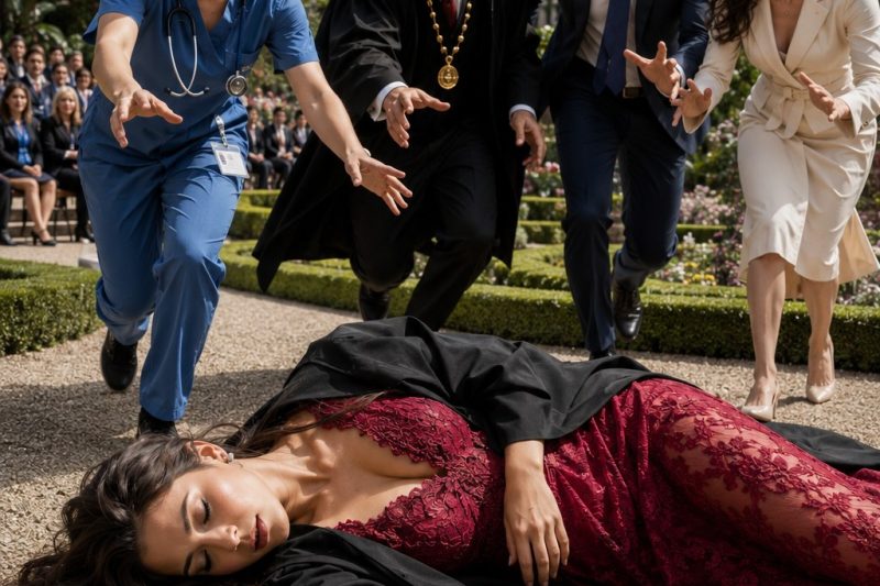 Ela desmaiou antes de receber o diploma… e, 87 ligações depois, descobriu que sua família havia vendido seu futuro por 780.000 pesos